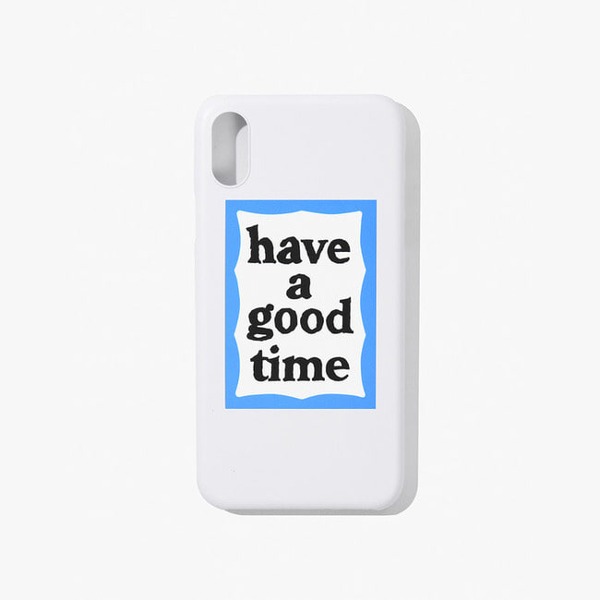 [해브어굿타임]haveagoodtime_블루 프레임 아이폰 케이스 6/7/8 화이트 Blue Frame iphone Case 6/7/8 - White