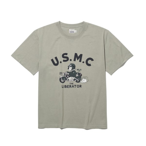 [빅유니온]Big Union_U.S.M.C T-Shirts / ASH KHAKI
