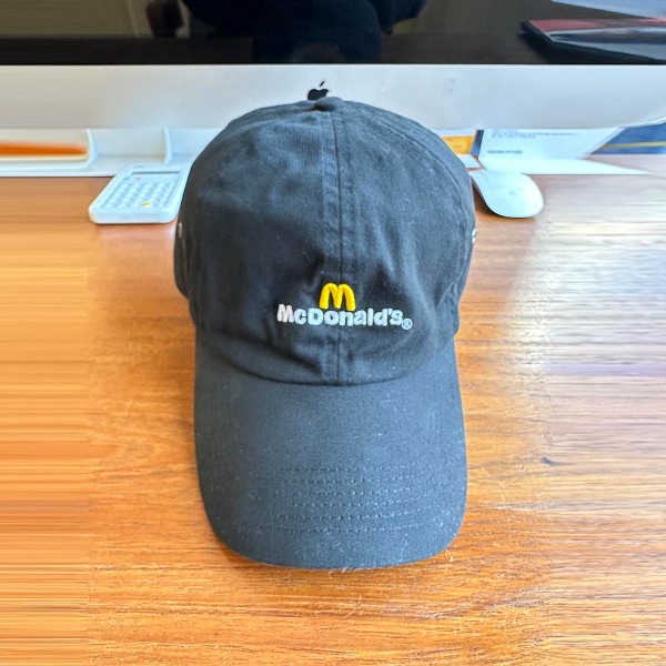 [매니악 빈티지] MANIAC VINTAGE _Vintage McDonald&#039;s ball cap Black ( WOMENS )